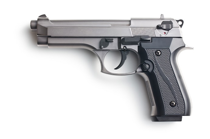 Pistol ranges Including bunkered steel outdoor and indoor lanes